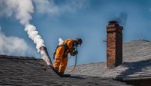 Schoorsteen blokkade verwijderen